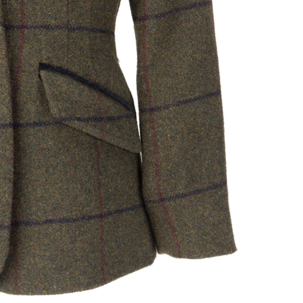 Shires Aubrion Saratoga Jacket - Young Rider (Spruce Green Check)