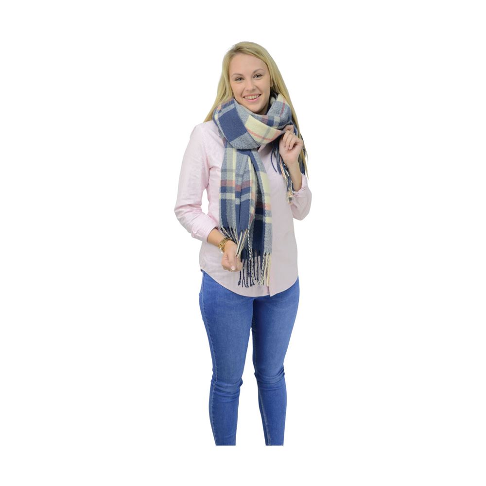 Hy Equestrian Ladies Supersoft Tartan Scarf