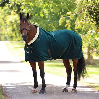 Shires Deluxe Fleece Rug (Green)