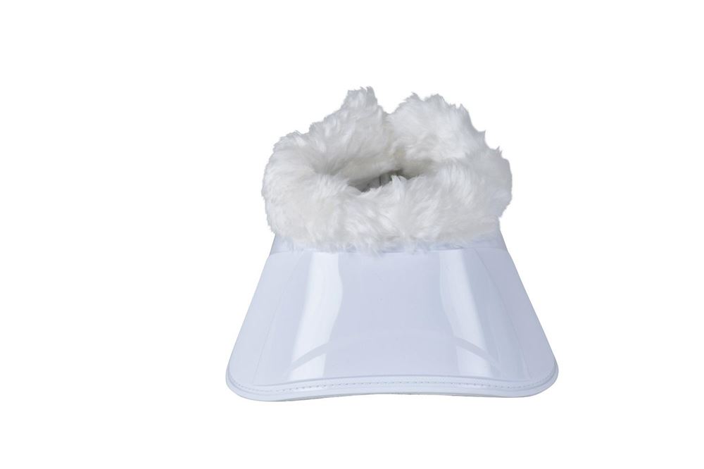 Weatherbeeta Tough-Tec Impact Fleece Trim Bell Boot (White)