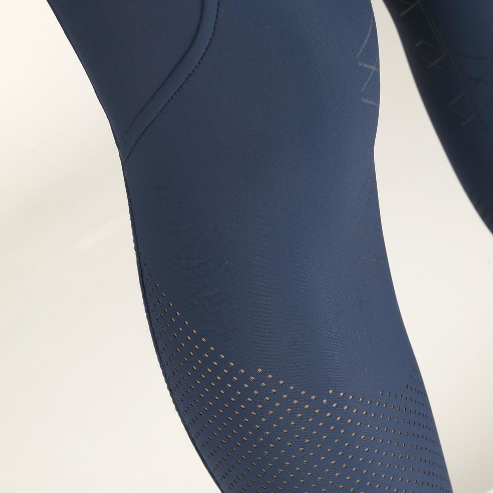 Shires Aubrion Optima Ladies Air Riding Tights (Navy)