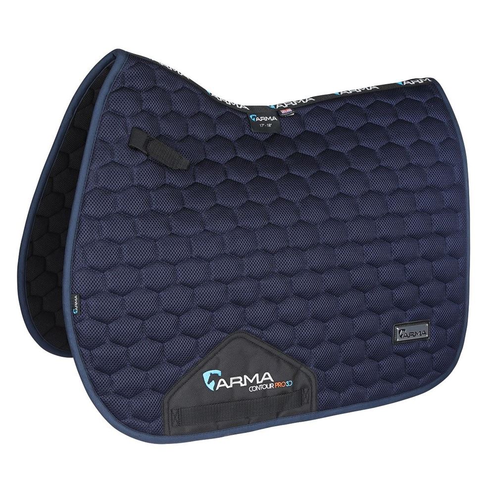 Shires ARMA Air Motion Luxe Saddlecloth (Navy)