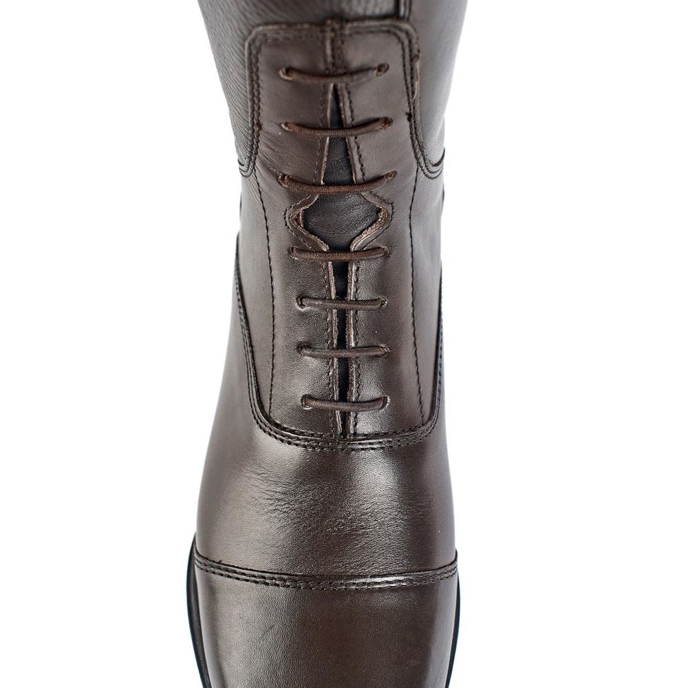 Shires Moretta Gianna Leather Riding Boots - Regular Height (Brown)