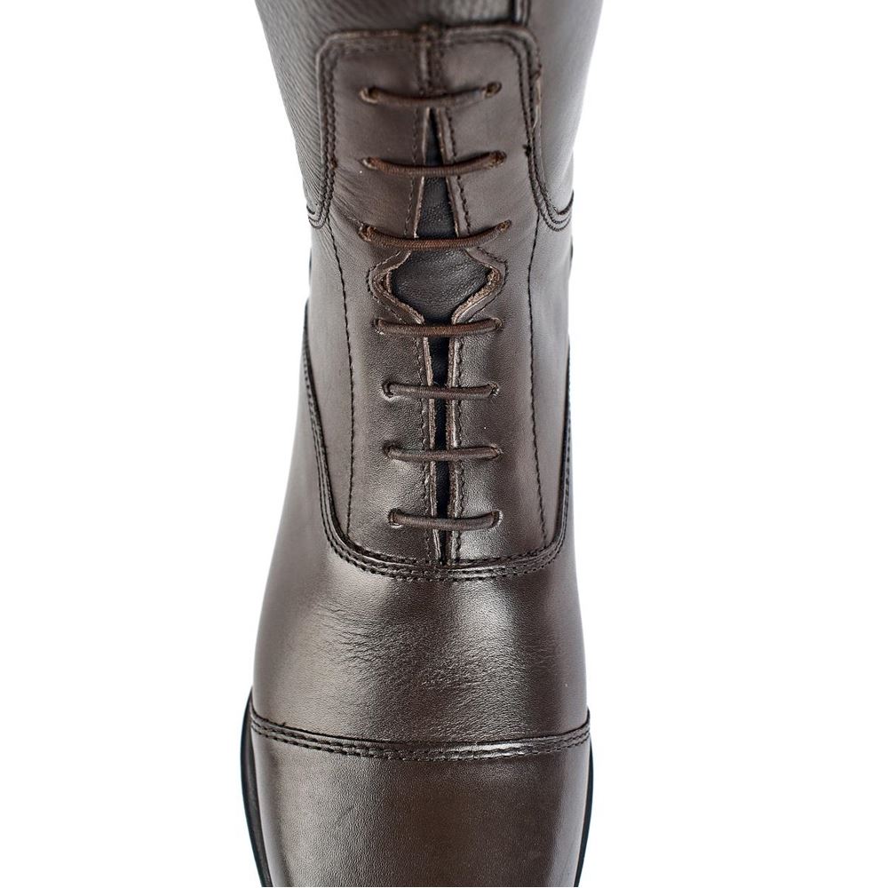 Shires Moretta Gianna Leather Riding Boots - Regular Height (Brown)