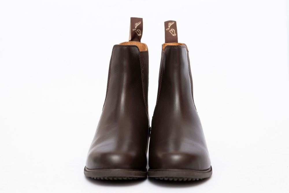 Gallop Childs Elegance Leather Jodhpur Boot (Brown)