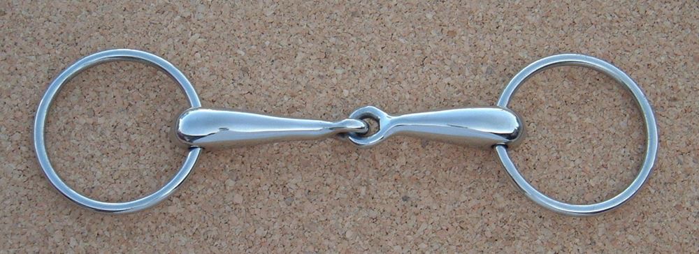 Thin German Hollow Mouth Loose Ring Snaffle
