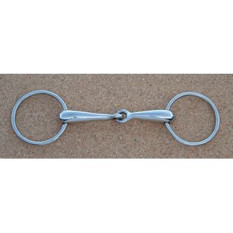 Thin German Hollow Mouth Loose Ring Snaffle