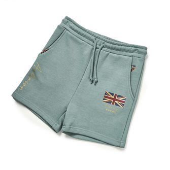 Shires Aubrion Team Sweat Shorts - Young Rider (Sage)