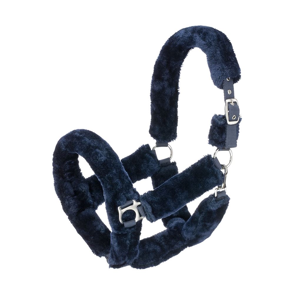 Hy Equestrian Fab Fleece Headcollar (Navy)