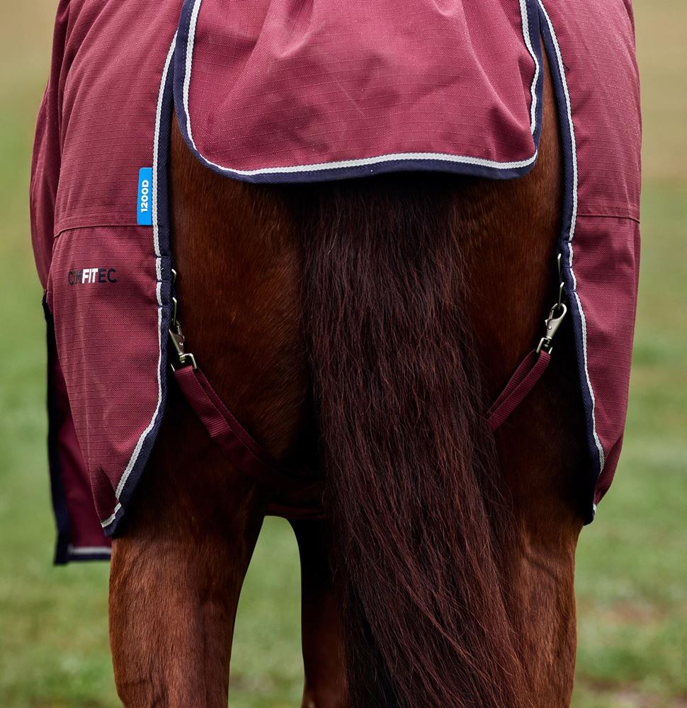 Weatherbeeta Comfitec Prelim Turnout Combo - 0g (Burgundy/Navy)