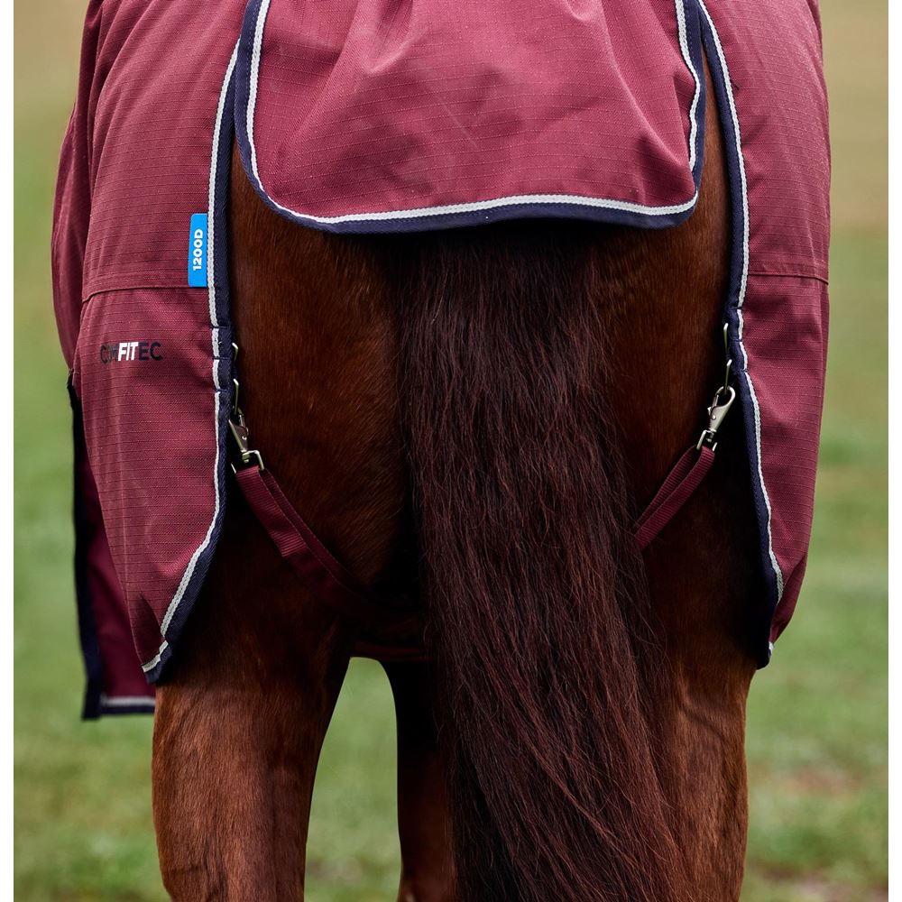 Weatherbeeta Comfitec Prelim Turnout Combo - 0g (Burgundy/Navy)