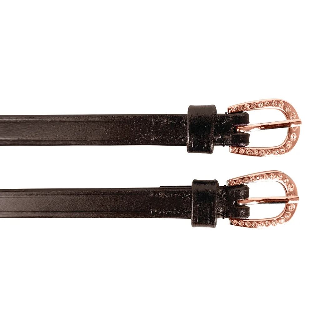Hy Equestrian Children's Diamante Spur Straps