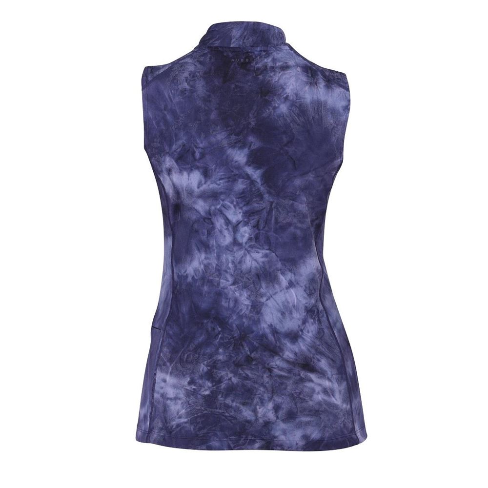 Shires Aubrion Revive Sleeveless Base Layer (Navy Tie Dye)