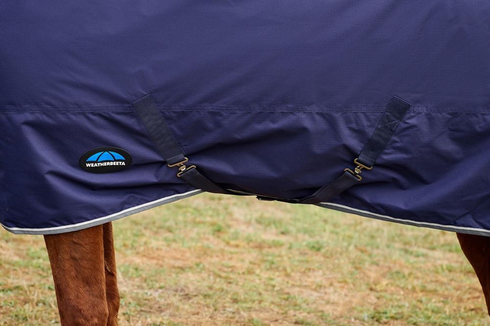 Weatherbeeta Comfitec Tyro Turnout Combo - 220g (Navy/Charcoal)