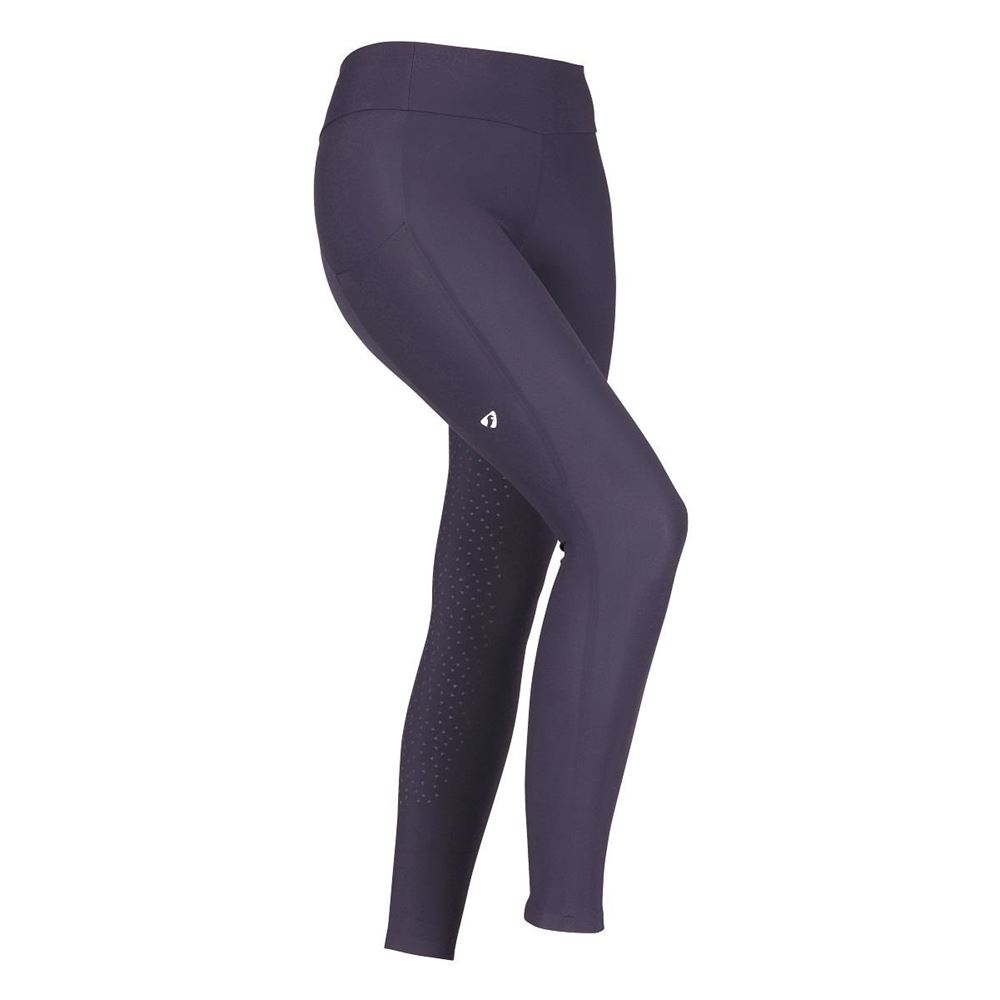 Shires Aubrion Laminated Riding Tights (Navy)