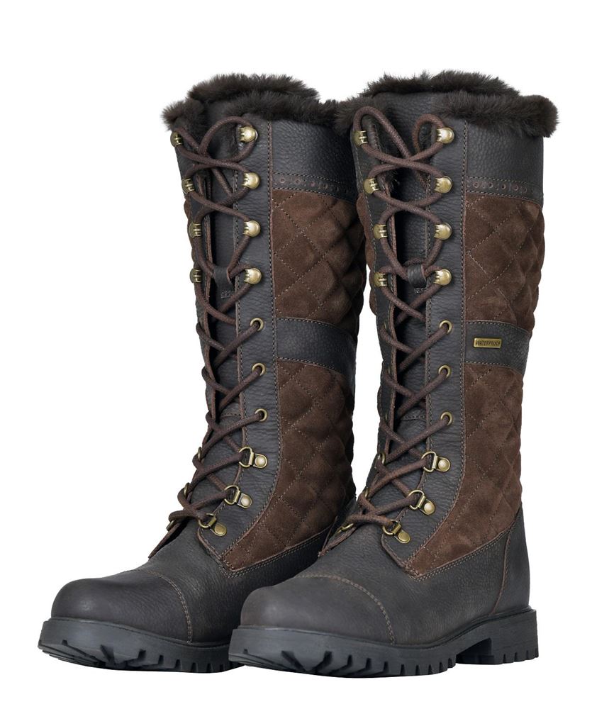 Dublin Yukon Country Quilted Boots (Chocolate Brown)