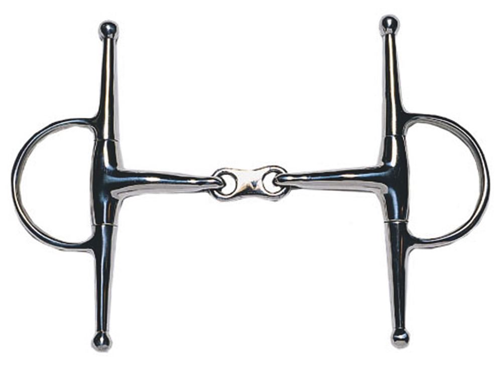 JP Korsteel Stainless Steel French Link Full Cheek Snaffle