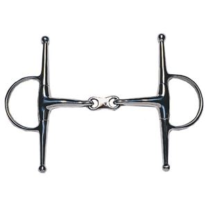 JP Korsteel Stainless Steel French Link Full Cheek Snaffle
