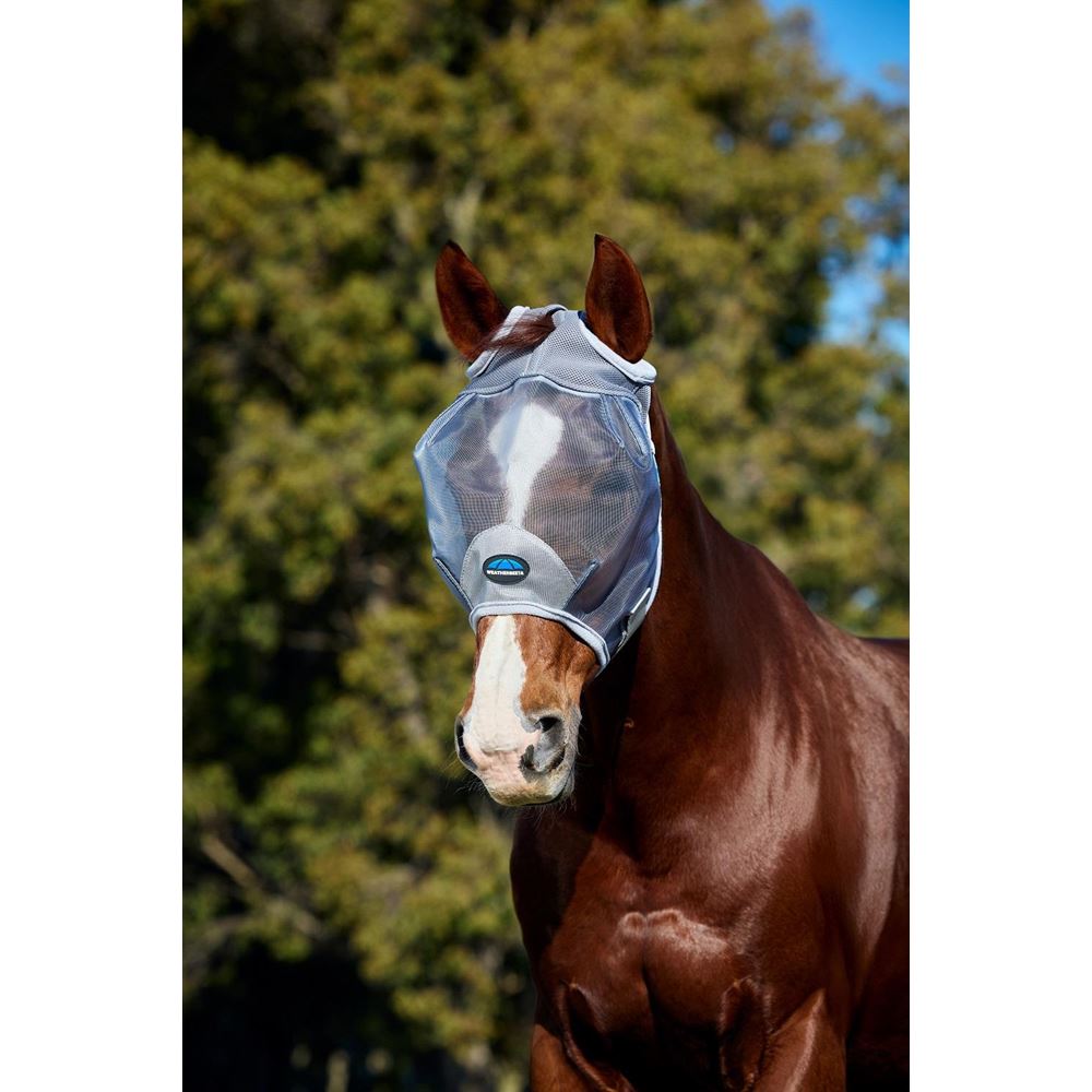 Weatherbeeta Comfitec Durable Mesh Fly Mask (Grey)