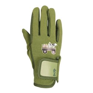 Farm Collection Fleece Gloves by Little Knight (Olive Green)
