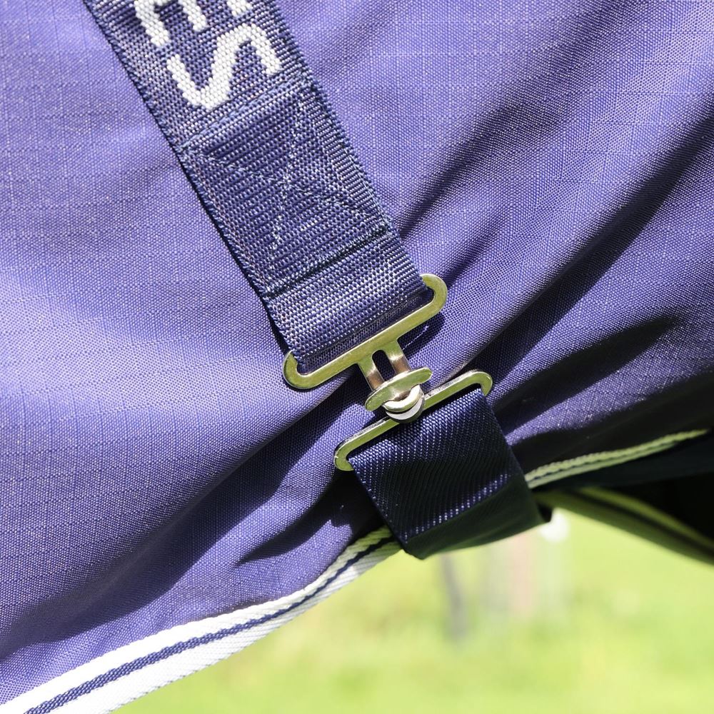 Shires Highlander Original Lite Turnout Rug & Neck Set (Navy)