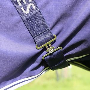 Shires Highlander Original Lite Turnout Rug & Neck Set (Navy)