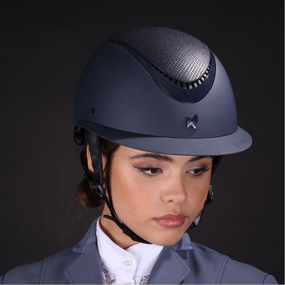 Shires Karben Lorah Ellipse Riding Hat 52-54 (Navy)