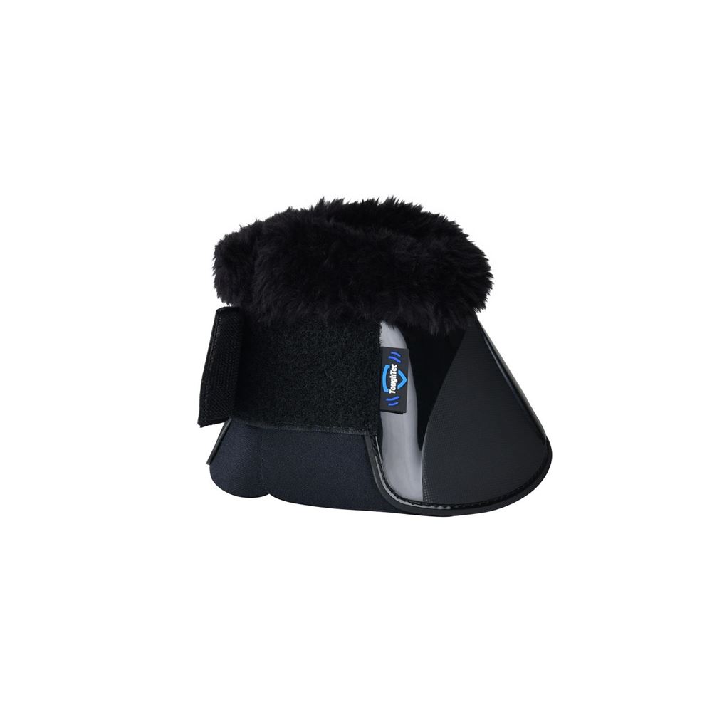 Weatherbeeta Tough-Tec Impact Fleece Trim Bell Boot (Black)