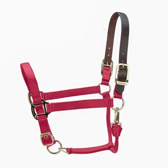 Shires ARMA Premium Adjustable FieldSafe Headcollar (Red)