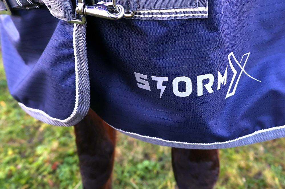 Hy Equestrian StormX Empra 100g Turnout Rug (Navy)