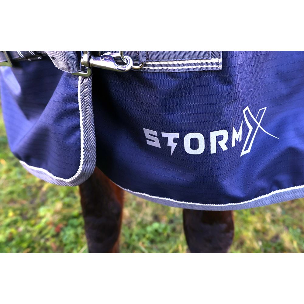 Hy Equestrian StormX Empra 100g Turnout Rug (Navy)