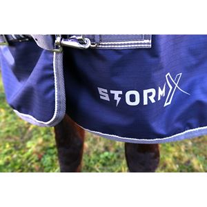 Hy Equestrian StormX Empra 100g Turnout Rug (Navy)