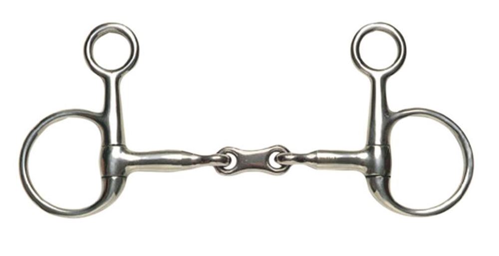 Korsteel Stainless Steel French Link Baucher Snaffle Bit