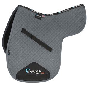 Shires ARMA Suede Numnah (Grey)