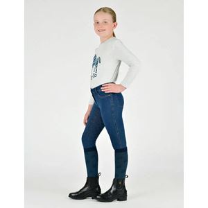 Dublin Kids Shona Denim Full Seat Breeches (Light Blue Denim)