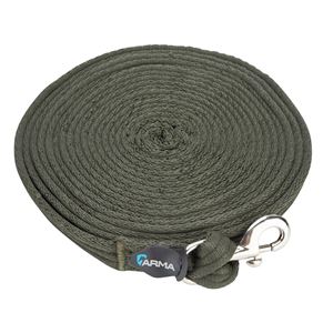 Shires Wessex Cushion Web Lunge Line (Khaki)