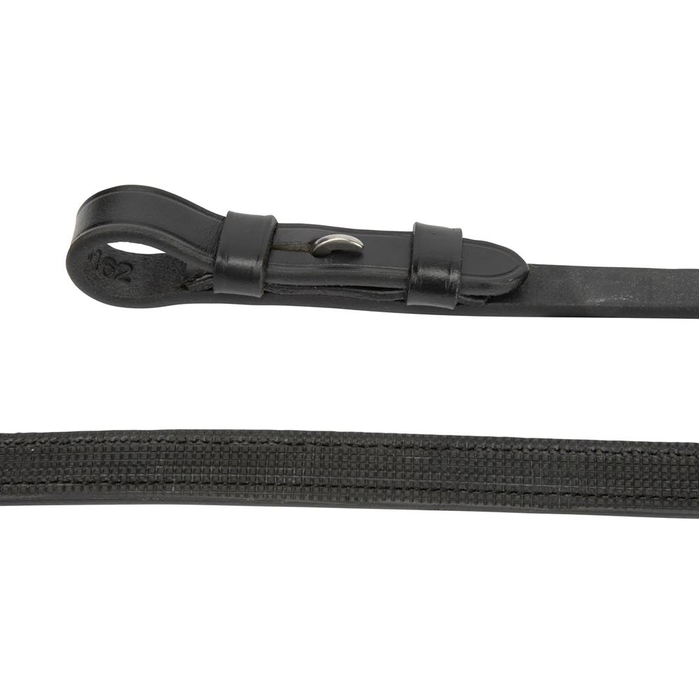Shires Velociti Lusso Dressage Reins - 54" x 5/8" (Black)