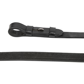 Shires Velociti Lusso Dressage Reins - 54" x 5/8" (Black)