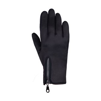 Hy Equestrian Stalactite Zip Riding and General Gloves (Black)