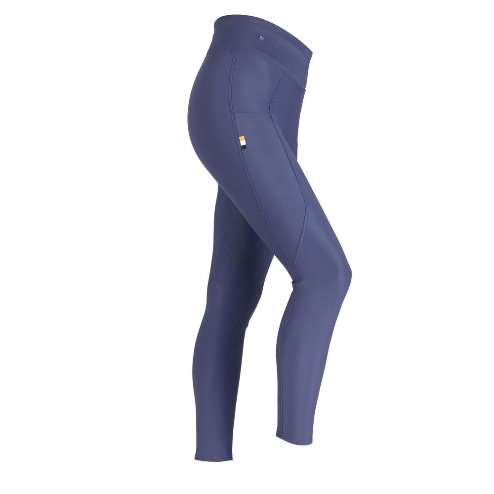Shires Aubrion Optima Ladies Sport Riding Tights (Navy)