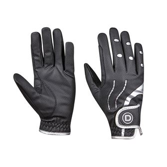 Dublin Pro Everyday Riding Gloves (Black/Silver)