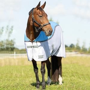 Hy Equestrian StormX Empra MeshX Flow Cooler Rug (Light Blue/Grey)