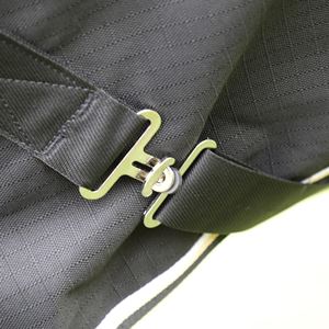 Shires Highlander Plus 200 Turnout Rug & Neck Set (Black)