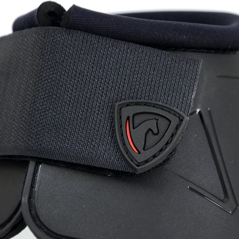 ProReaction Armoured Guard Over Reach Boots by Hy Equestrian (Black)