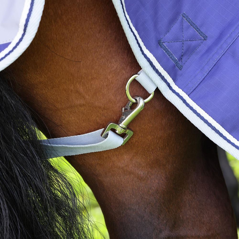 Shires Highlander Original Lite Turnout Rug & Neck Set (Navy)