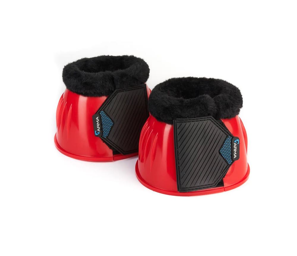 Shires ARMA Comfort Gloss Over Reach Boots (Red)