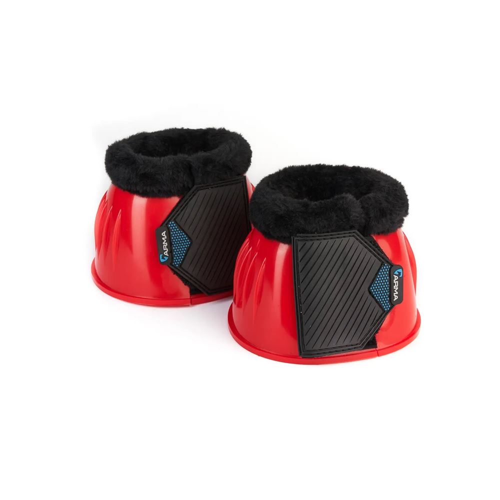Shires ARMA Comfort Gloss Over Reach Boots (Red)