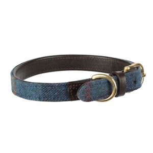 Shires Digby & Fox Tweed Dog Collar - XXS (Navy)