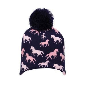 Hy Equestrian Flaine Children's Hat (Navy/Pink)