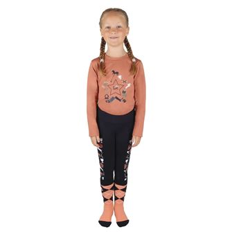 Pony Passion Long Sleeve T-Shirt by Little Rider (Blush)